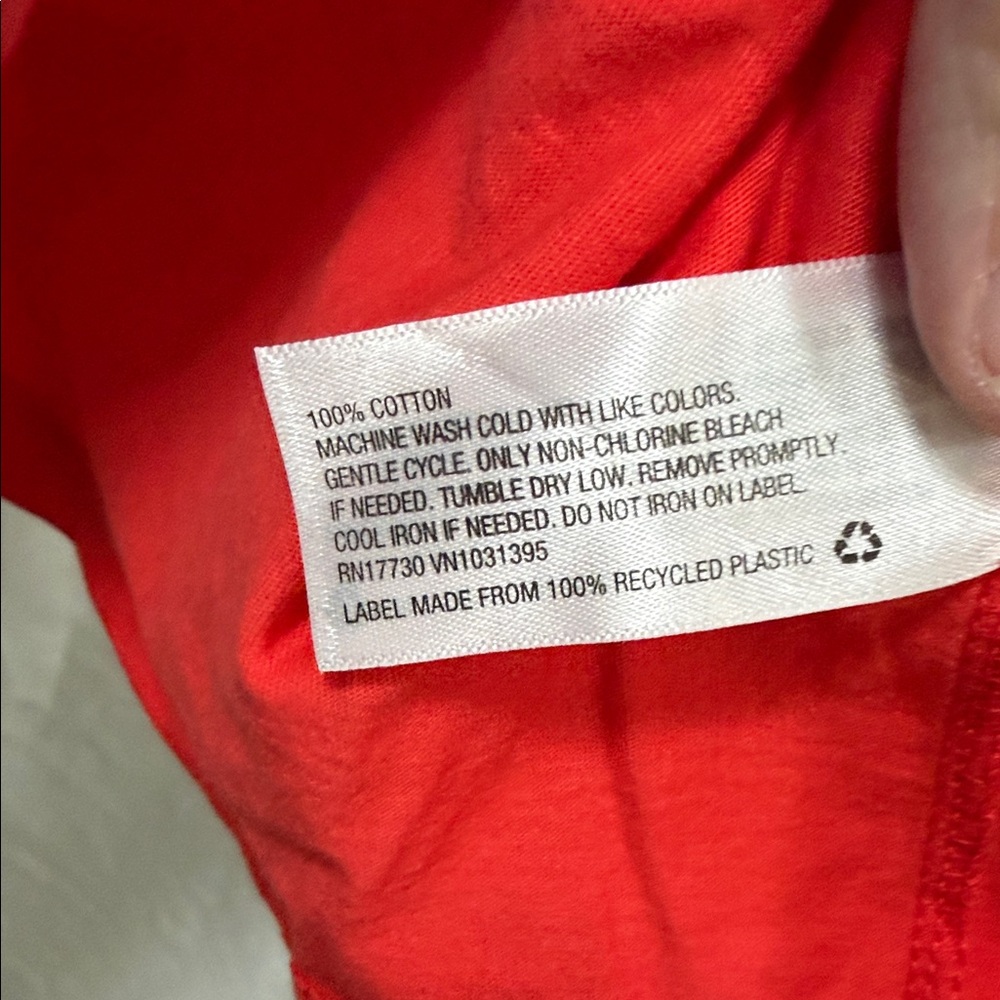 Universal Thread Vivid Red Short Sleeve Top - Picture 5 of 6
